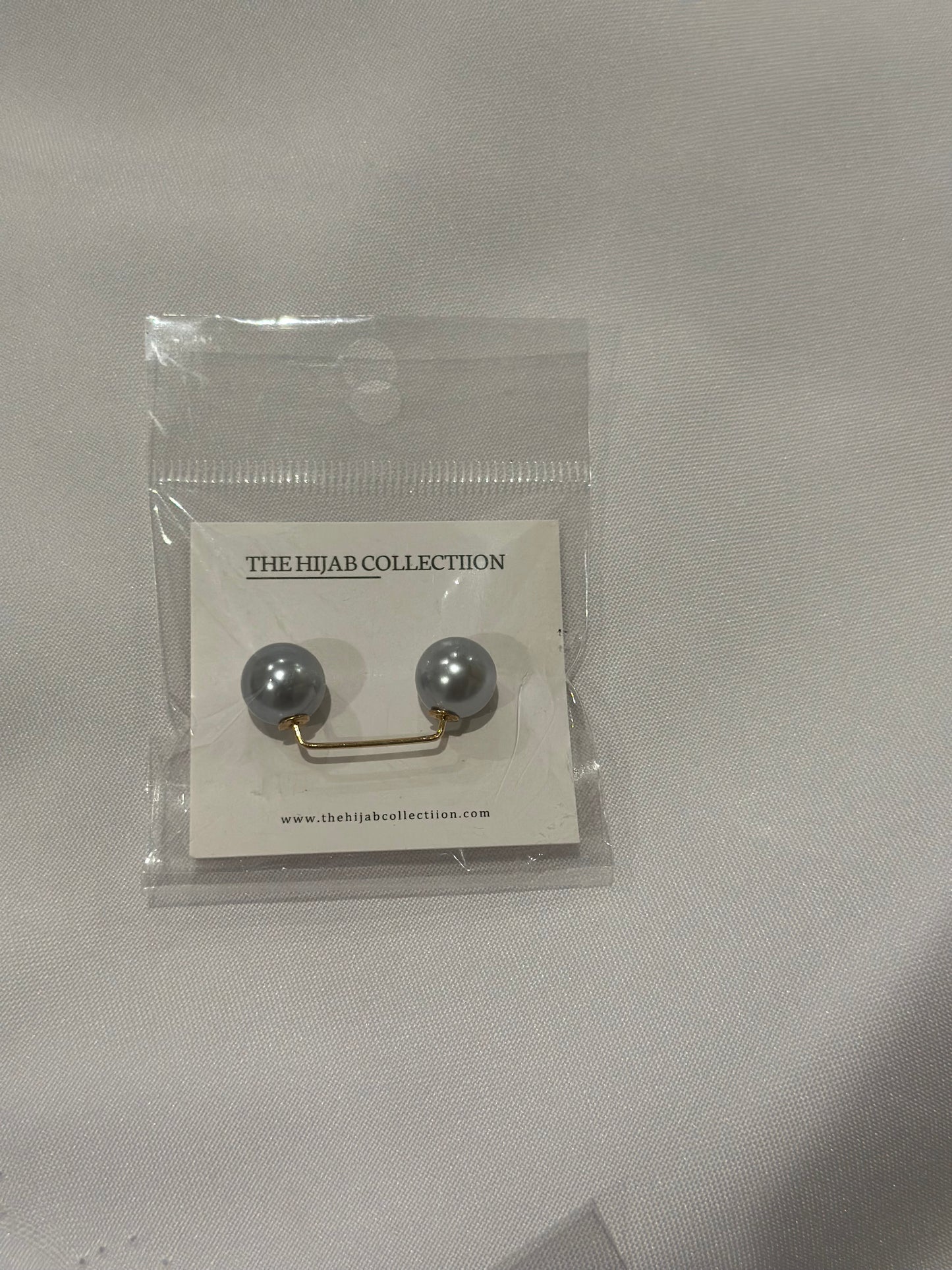 Pearl Pins ( Grey )