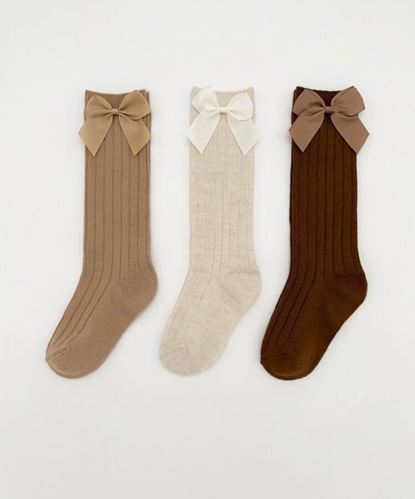 Bow High Socks