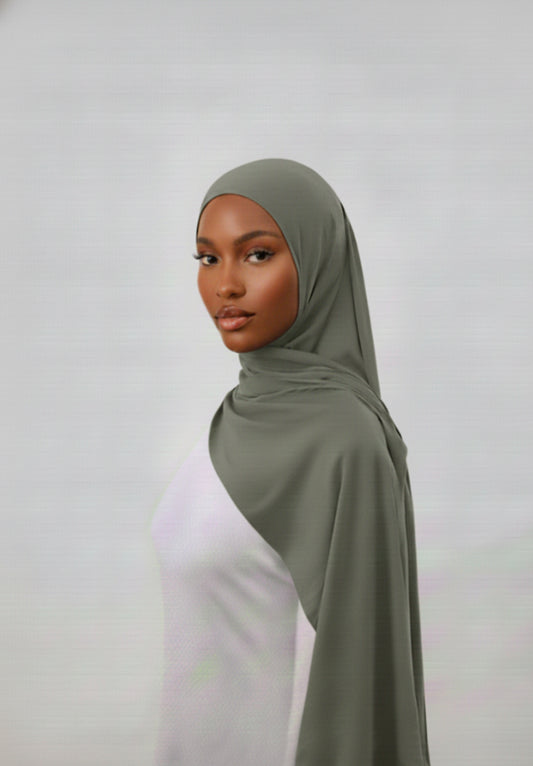 Premium .33 Jersey Hijab + cap set