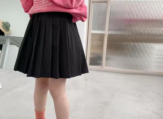 Black Pleated Skirt